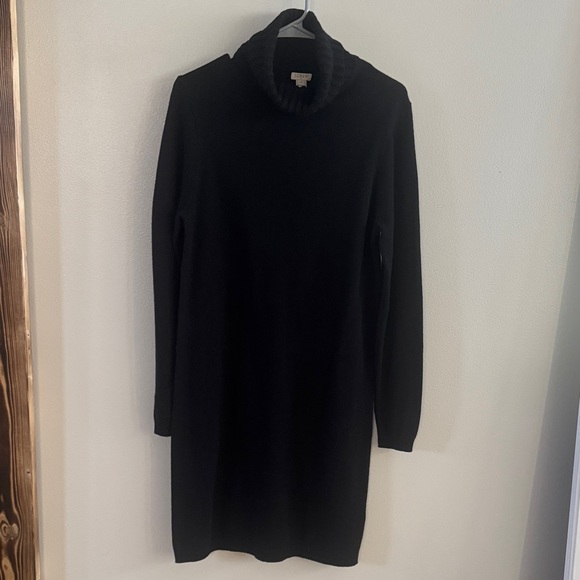 J. Crew Dresses & Skirts - J. Crew Black Turtleneck sweater dress